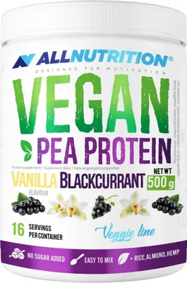 Produktbild von AllNutrition | Vegan Pea Protein Vanilla with blackcurrant