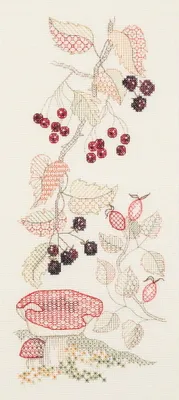 Productafbeelding van Uitgefaseerd Bothy Threads kruissteek-set "Seizoenenpanelen - Herfst", 13x29 cm, DWSP03, telpatroon