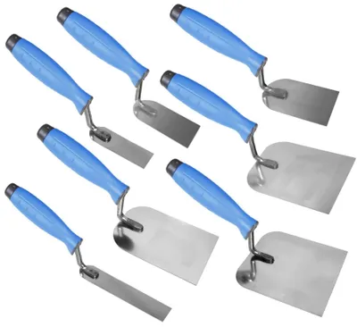 Imagen del producto de Juego de 7 espátulas de acero inoxidable para trabajos de bricolaje