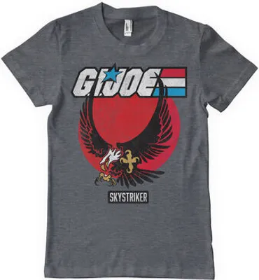Produktbild von G.I. Joe - Skystriker Distressed T-Shirt - X-Large - DarkHeather