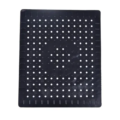 Produktbild von Spülbeckenmatte - Küchenspülbeckenmatte - Spülbeckeneinlage - 31x26 cm - Spülmatte - Abtropfmatte - für Küchenspülenboden,Besteck und Gläser - Schwarz