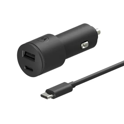 Produktbild von Motorola sjv102-eu schwarz / Ladegerät de Fahrzeug usb-a + usb-c 45w