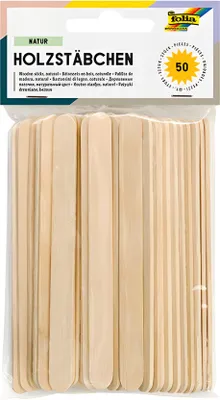 Immagine prodotto di folia 2287 bastoncini in legno per artigianato 50 pz.