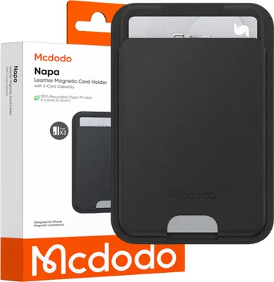 Zdjęcie produktu dla Mcdodo Portfel Etui Na Karty Kredytowe Płatnicze Magsafe Do Telefonu Skóra