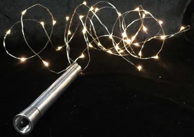 Immagine prodotto di Catena luminosa LED 40-flag.GL3,9m 2xAA - Luci per feste 522839