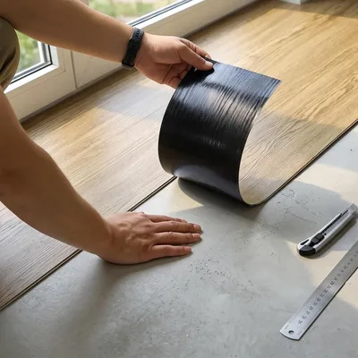 Produktbild von 36 Dielen PVC Bodenbelag Vinylboden Selbstklebend 5m² Vinyl Fliesen Laminat Fußboden Holzfarbe