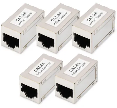 Produktbild von CAT 6A Modulare Kupplung, geschirmt, 5 Stück