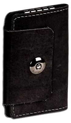 Produktbild von Schlüsseltasche aus Leder in Schwarz