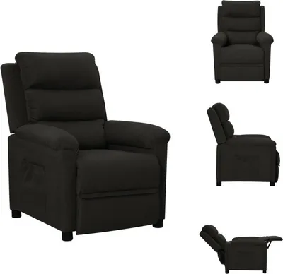 Obrázok produktu pre vidaXL Relax kreslo čierna látka - Kreslo