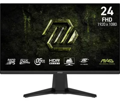 Obrázok produktu pre MSI MAG 245F X24, 60,5 cm (23.8"), 1920 x 1080 px, Full HD, LCD, 0,5 ms, Čierna