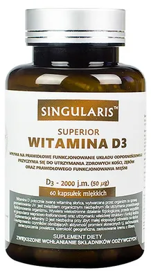 Produktbild von Singularis Superior Vitamin D3 2000 I.E. 60 Weichkapseln