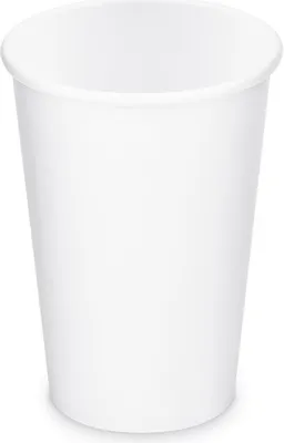 Image de Gobelet en carton blanc 330 ml, L (Ø 80 mm) [50 pièces]