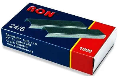 Obrázek produktu pro Spony do sešívačky RON, 24/6, 1 000 ks