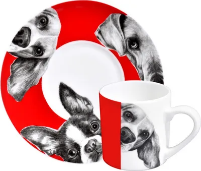 Produktbild von Taitù - Best Friends Espressotasse m.U. 10 cl, Dogs