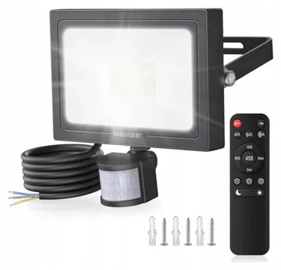 Immagine prodotto di Lampada da esterno a LED con sensore di movimento, 60 W