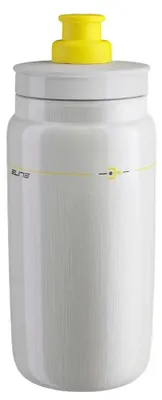 Produktbild von Bidon Elite Fly Tex 550 ml Fahrradflasche jaune weiß 016041859