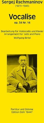 Produktbild von Vocalise op.34,14 für Violoncello und Klavier