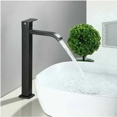 Produktbild von Waschtischarmatur, Wasserfallarmatur für Badezimmer, Warm- und Kaltwasser-Waschtischmischer, verstellbar, Badezimmer- und Toilettenarmaturen, Waschtischarmatur und Waschtischarmatur, Waschtischmischer