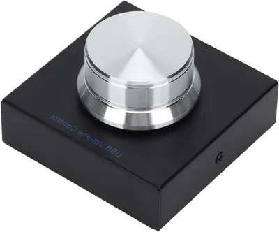 Productafbeelding van USB Volumeregelaar - Multimedia Knop - Audio Instellen - 360 Graden Rotatie - 1.5 meter kabel - Aluminium