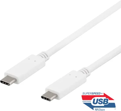Immagine prodotto di DELTACO Cavo da USB-C a USB-C, 1m, 10Gbps, 100W 5A, USB 3.1 Gen 2, E-