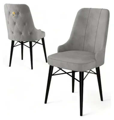 Produktbild von Cressa - Stuhl, Grau, 6 Stühle