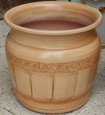 Produktbild von ÜBERTOPF KERAMIK ca.30 CM groß - Modell KLASSIK  Nr.2 Beige