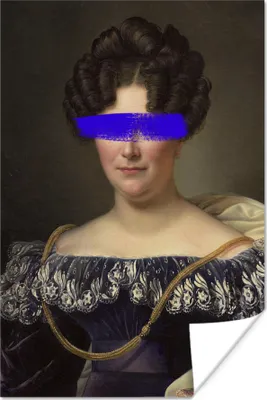 Produktbild von MuchoWow® Poster Johanna Henriette Engelen - Dubois Drahonet - Gemälde 80x120 cm - Papierdruck