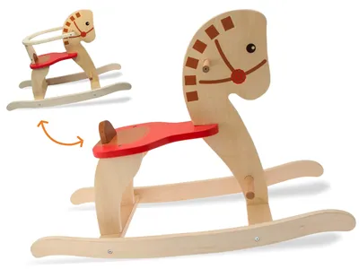 Immagine prodotto di Cavallo A Dondolo In Legno