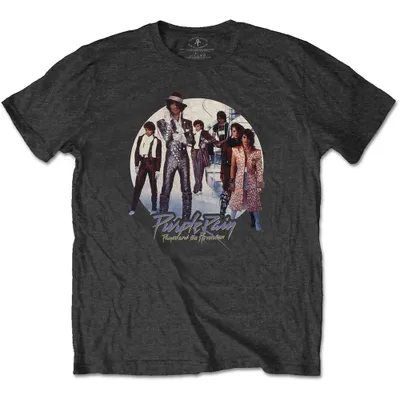Produktbild von Prince Purple Rain Circle Charcoal Grey XL T-Shirt