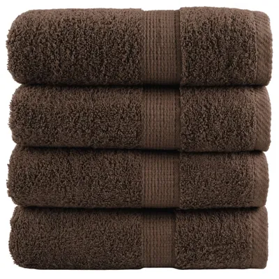 Obrázok produktu pre Prémiové umývacie utierky SOLUND 4 ks hnedé 30x30 cm 600 g/m²