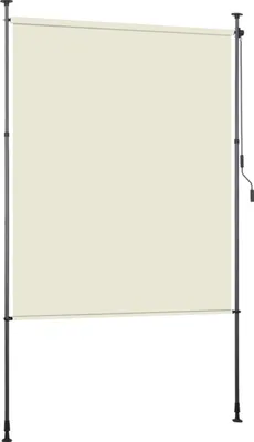 Produktbild von Aopunly Senkrechtmarkise Außenrollo 200 x 270 cm Balkonrollo mit Handkurbel Sichtschutz Vertikalmarkise ohne Bohren Sonnenschutz Windschutz Creme