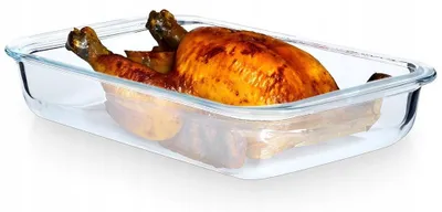 Produktbild von Vilde Glas Auflaufform Rechteckig 1L Hitzebeständig Zum Backen