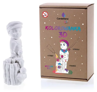 Image de Figurine à peindre - Garçon en bois