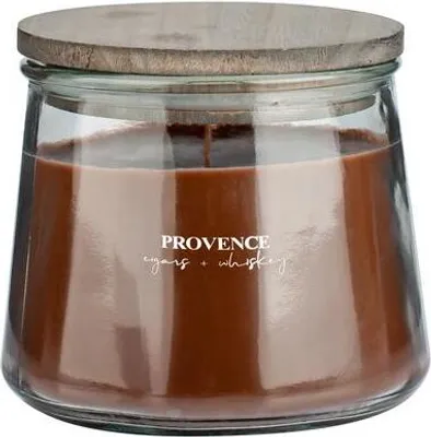 Zdjęcie produktu dla Drewniany Knot Sviečka 250 G, Cygara/Whiskey