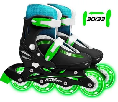 Produktbild von STAMP – Verstellbare Inlineskates – Leuchtende Rollen – Rutschkontrolle