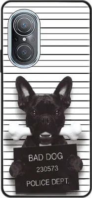 Produktbild von König Design Hülle kompatibel mit Huawei nova 9 SE Kunststoff Soft Handyhülle - Handy Case Bad Dog Bulldogge