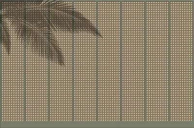 Produktbild von Sanders & Sanders Fototapete Palmblätter Grün 424 x 280 cm