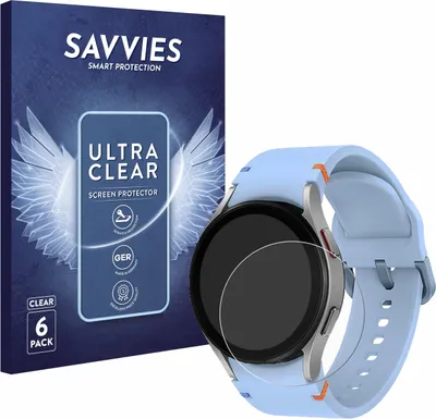 Produktbild von 6x Für Samsung Galaxy Watch FE Schutzfolie Savvies Displayschutz Display Schutz Folie Klar Transparent