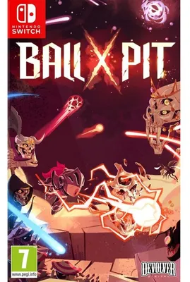 Produktbild von Ball x Pit (Nintendo Switch) – Standard Edition, Fantasy Roguelite Action, Fusion der Kugeln, Helden rekrutieren, Gebäude ausbauen