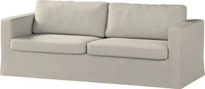 Produktbild von Dekoria Bezug für Karlstad 3-Sitzer Sofa nicht ausklappbar, lang, beige, Bezug für Sofahusse, Karlstad 3-Sitzer