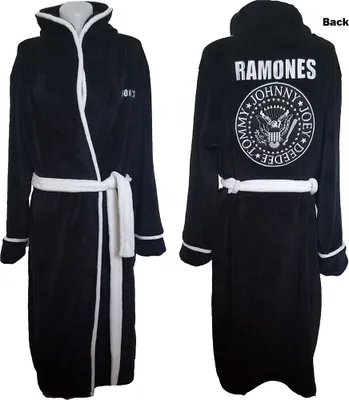 Produktbild von Ramones - Präsidentensiegel Uni Bademantel - Schwarz