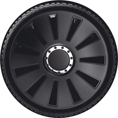Produktbild von 14" Zoll Radkappen Schwarz Radzierblenden Radblenden PP 5034B AutoStyle