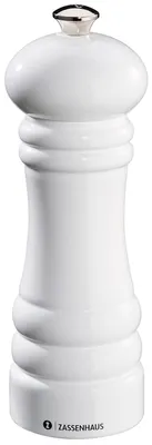 Zdjęcie produktu dla Zassenhaus Salzmühle BERLIN 18 cm weiß glänzend 20427 4006528020427