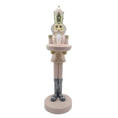 Immagine prodotto di Clayre & Eef Figurina Schiaccianoci 40 cm Rosa Plastica