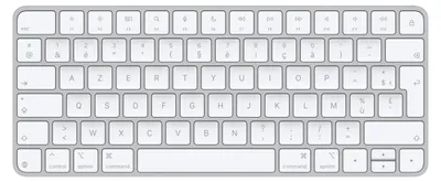 Image de Apple Magic clavier Universel USB + Bluetooth AZERTY Français Blanc