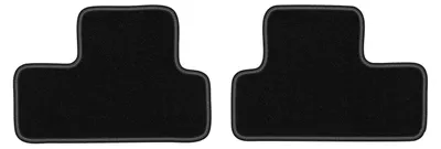 Obrázok produktu pre Zadné velurové koberce pre: Mini Cooper R56 2006-2013 (hatchback) – 2 ks, čierne, na mieru – Wielganizator LUX