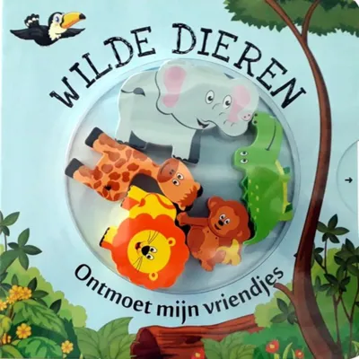 Image de Kartonboek Ontmoet mijn Vriendjes Wilde Dieren