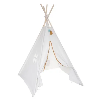 Produktbild von Kinder-Tipi "Wapi" - ecrubeige - Pappel H. 160 cm - Atmosphera créateur d'intérieur