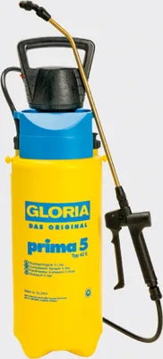 Produktbild von GLORIA AutoPump Set - Drucksprühgerät 5,0 L, Gartenspritze mit Batterie-/Akku-Betrieb