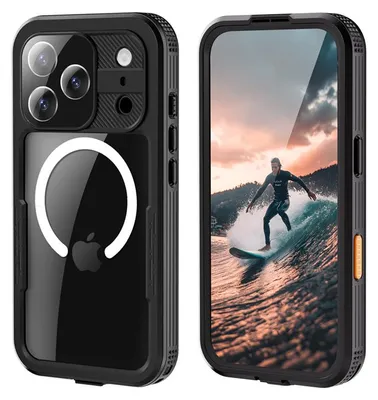 Image de Étui de protection étanche Crong pour iPhone 18 Pro / 17 Pro (noir) - IP68